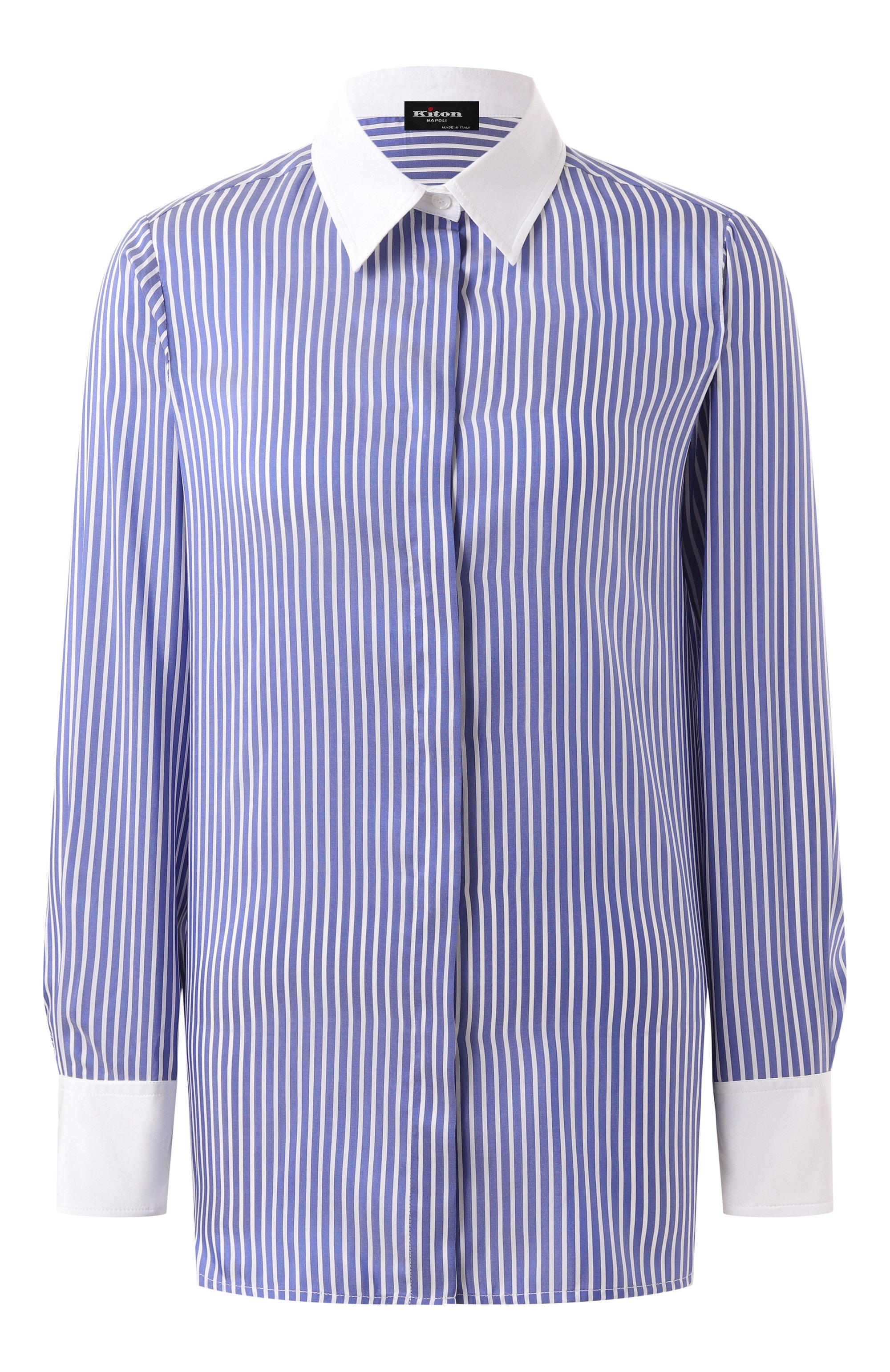 Шелковая рубашка KITON, арт. D59429K0981E01, фото 1