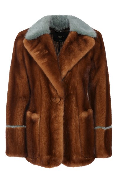 Шуба из меха норки FENDI, арт. FNE39H A3UE, фото 1