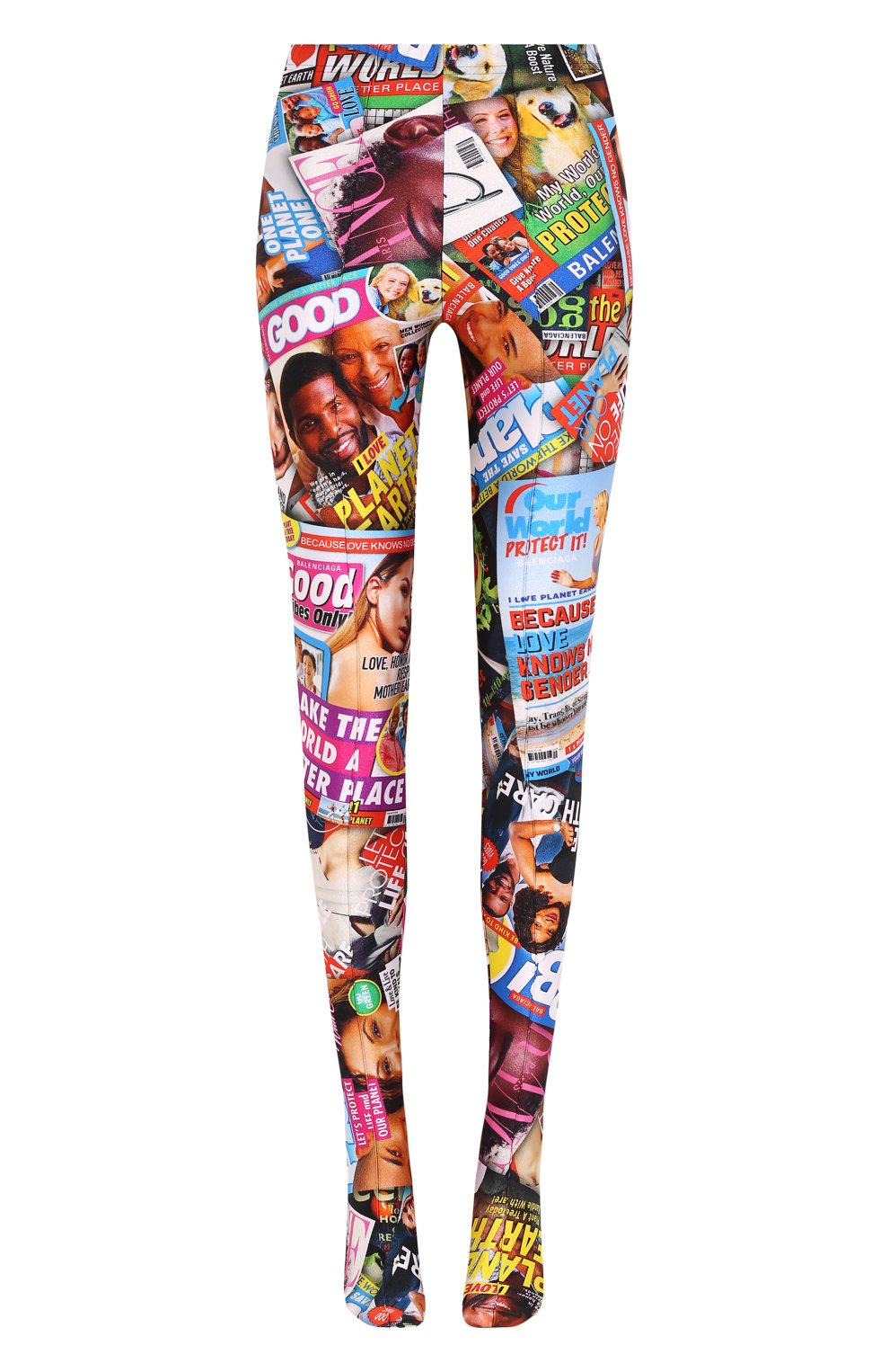 Легинсы BALENCIAGA разноцветного цвета по цене 39950 руб., арт. 625333/TILQ1, фото 1 Легинсы BALENCIAGA, арт. 625333/TILQ1, фото 1