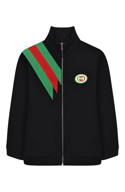 Хлопковый кардиган GUCCI синего цвета по цене 39350 руб., арт. 564414/XJA7L, фото 1 Хлопковый кардиган GUCCI, арт. 564414/XJA7L, фото 1