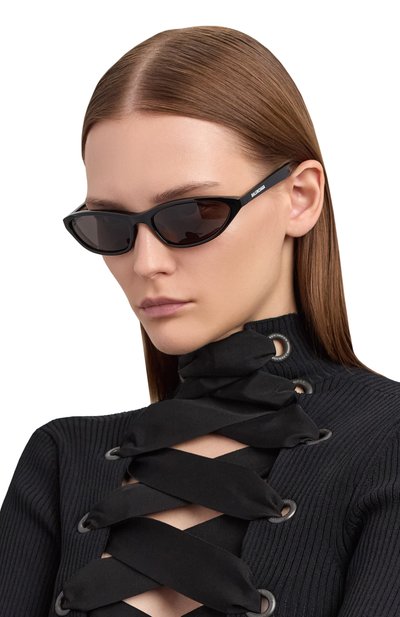 Солнцезащитные очки neo oval 2.0 BALENCIAGA, арт. BB0402S 001, фото 2