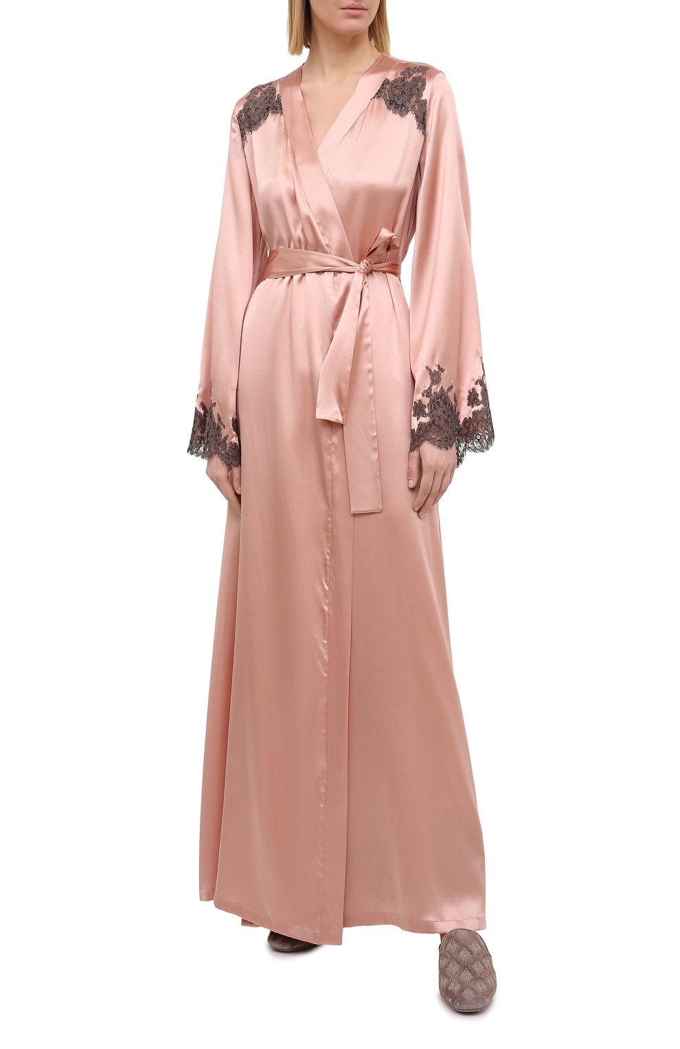 Шелковый халат I.D. SARRIERI, арт. L4871, фото 2