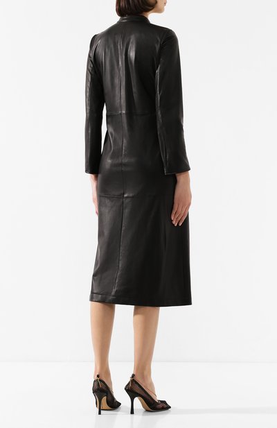 Кожаное пальто EMPORIO ARMANI, арт. 5NL01P/52P01, фото 4