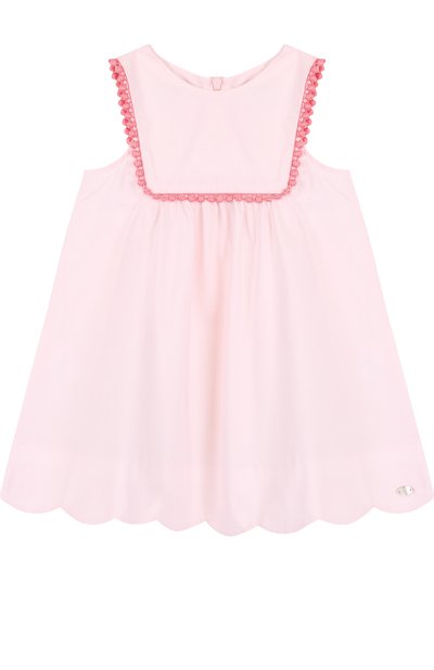 Хлопковое платье свободного кроя с отделкой TARTINE ET CHOCOLAT, арт. TL30171/1M-18M, фото 1