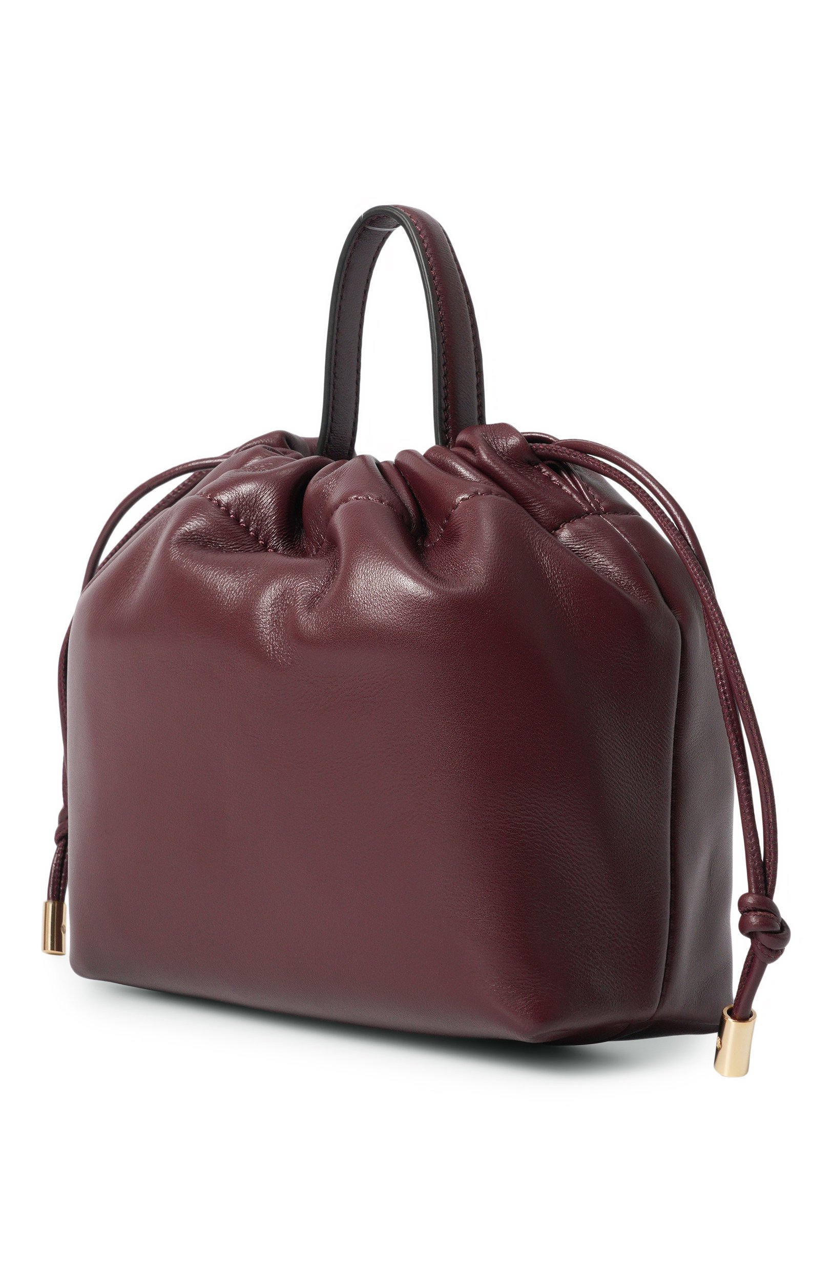 Сумка chloé icons mini CHLOÉ бордового цвета по цене 136000 руб., арт. CH26SP126R12, фото 4 Сумка chloé icons mini CHLOÉ, арт. CH26SP126R12, фото 4