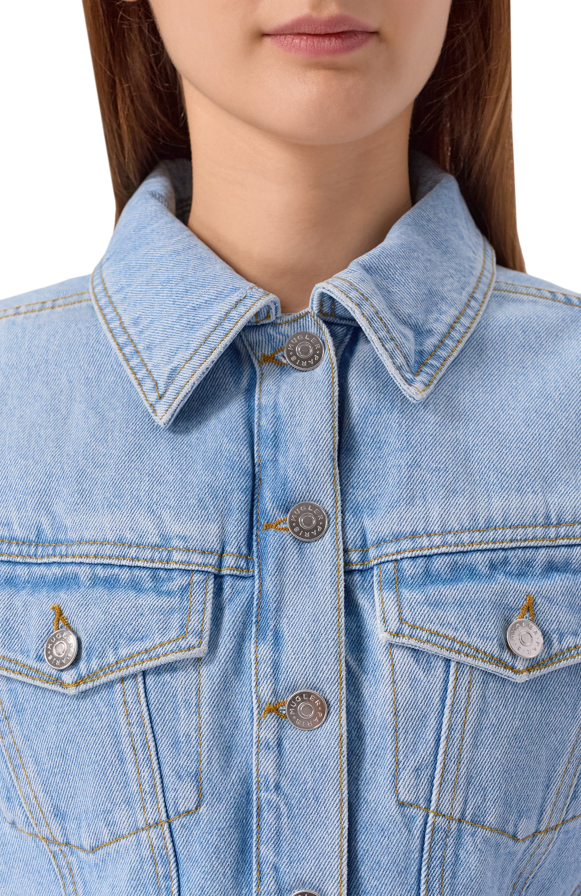 Джинсовая куртка MUGLER, арт. 25P6VE0414211, фото 5