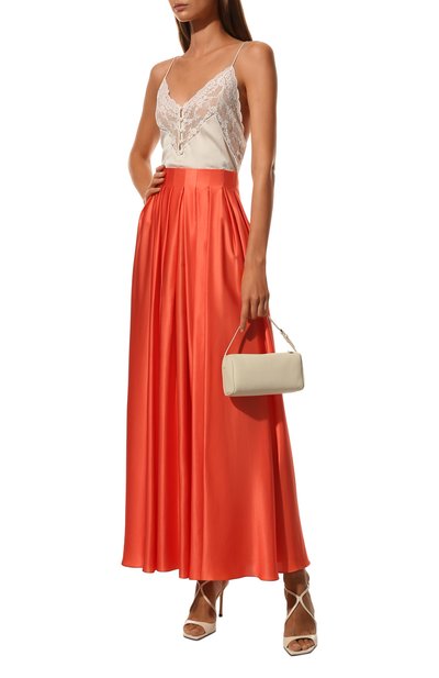 Шелковая юбка GIORGIO ARMANI кораллового цвета по цене 299500 руб., арт. 2SHNN068/T036A, фото 2 Шелковая юбка GIORGIO ARMANI, арт. 2SHNN068/T036A, фото 2