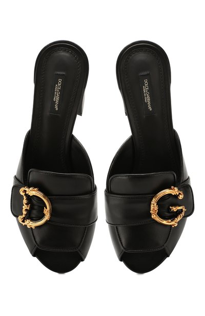Кожаные мюли keira DOLCE & GABBANA, ар�т. CR0901/AX191, фото 5