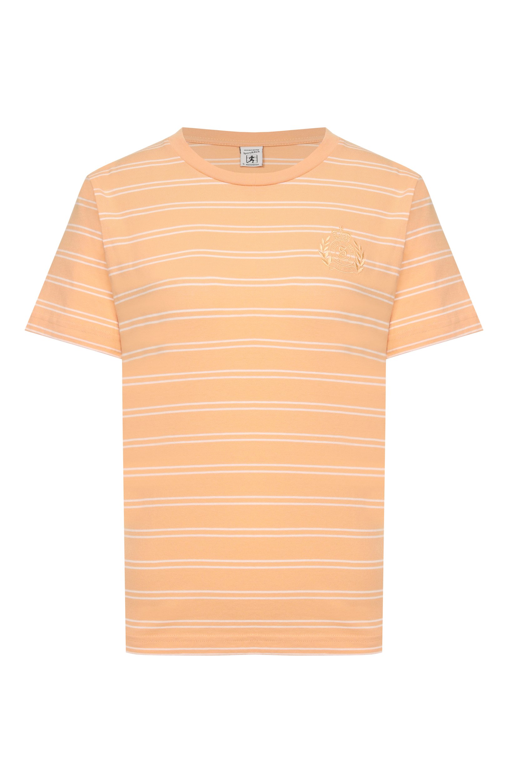 Хлопковая футболка SPORTY AND RICH, арт. T0125712243YE36, фото 1