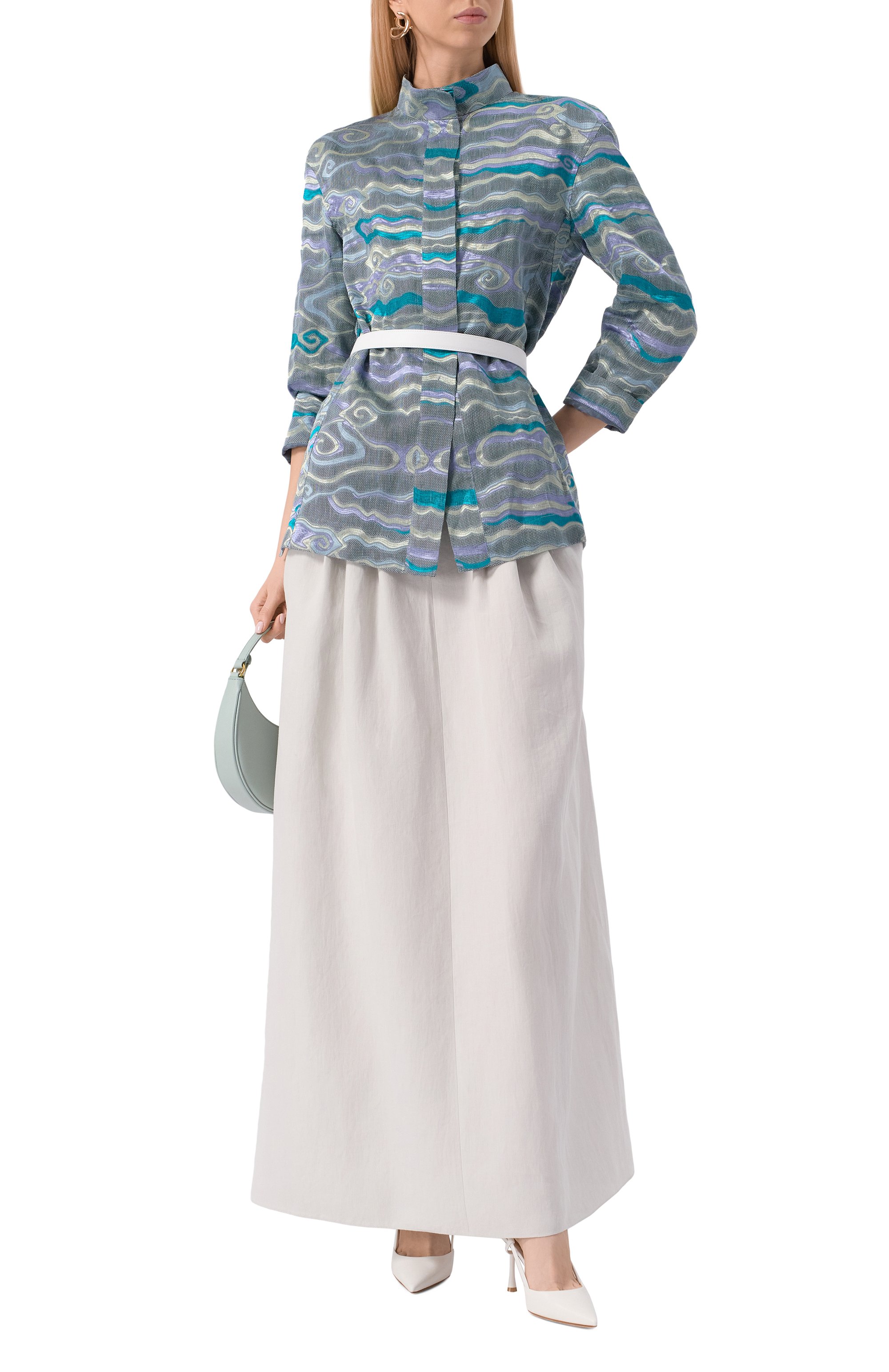 Льняная юбка GIORGIO ARMANI, арт. GW000869/TE11126, фото 2