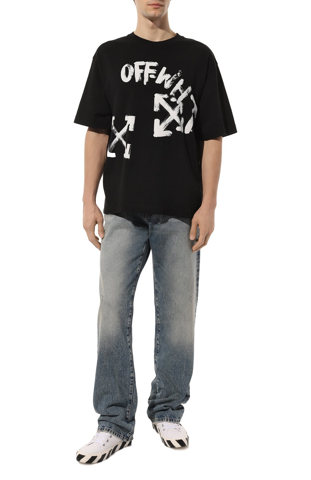 Текстильные кеды vulcanized OFF-WHITE, арт. 0MIA119F21FAB0010110, фото 2