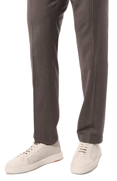 Кожаные кеды cleanic SANTONI, арт. MBCD21978BARCS03I50, фото 3