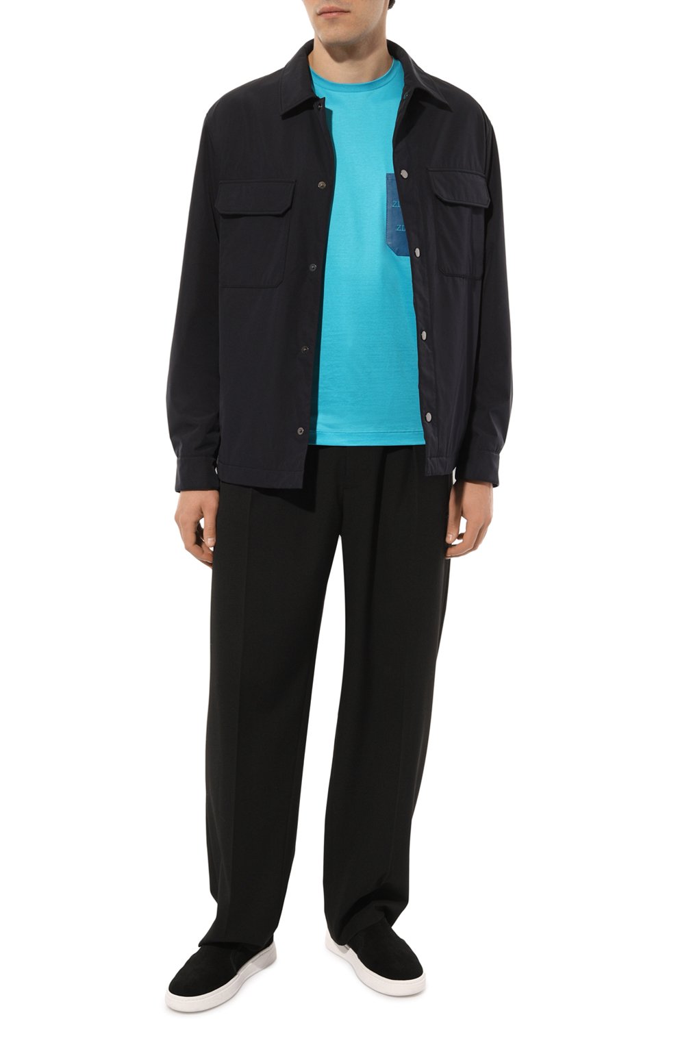 Хлопковая футболка ZILLI, арт. TSR001M0115VCRR00, фото 2