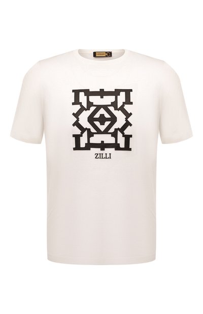 Мужская хлопковая футболка ZILLI, арт. TSR001M0115VZLB00