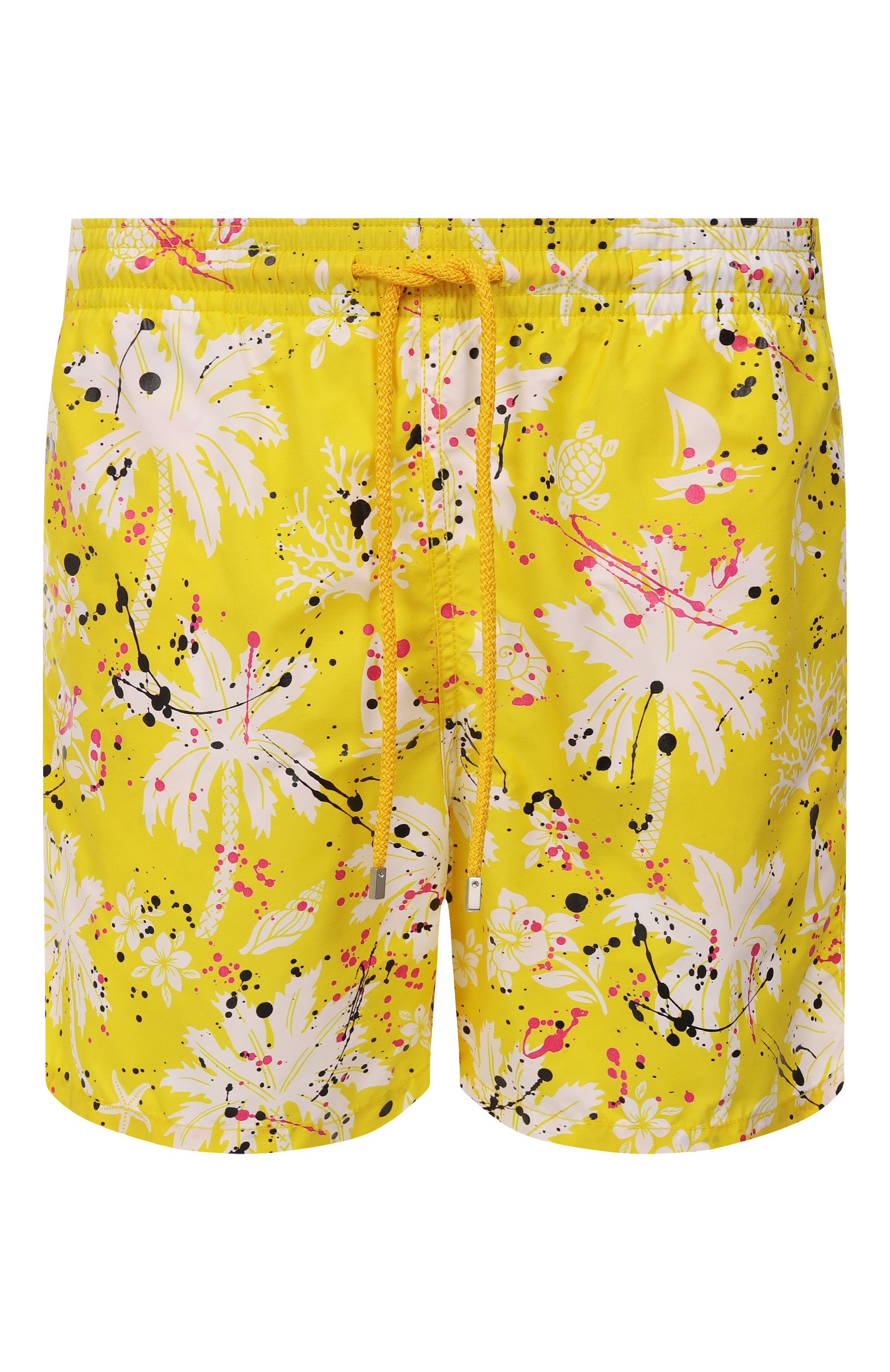 Плавки-шорты PALM ANGELS желтого цвета по цене 41450 руб., арт. PMFD01AF25FAB002, фото 1 Плавки-шорты PALM ANGELS, арт. PMFD01AF25FAB002, фото 1