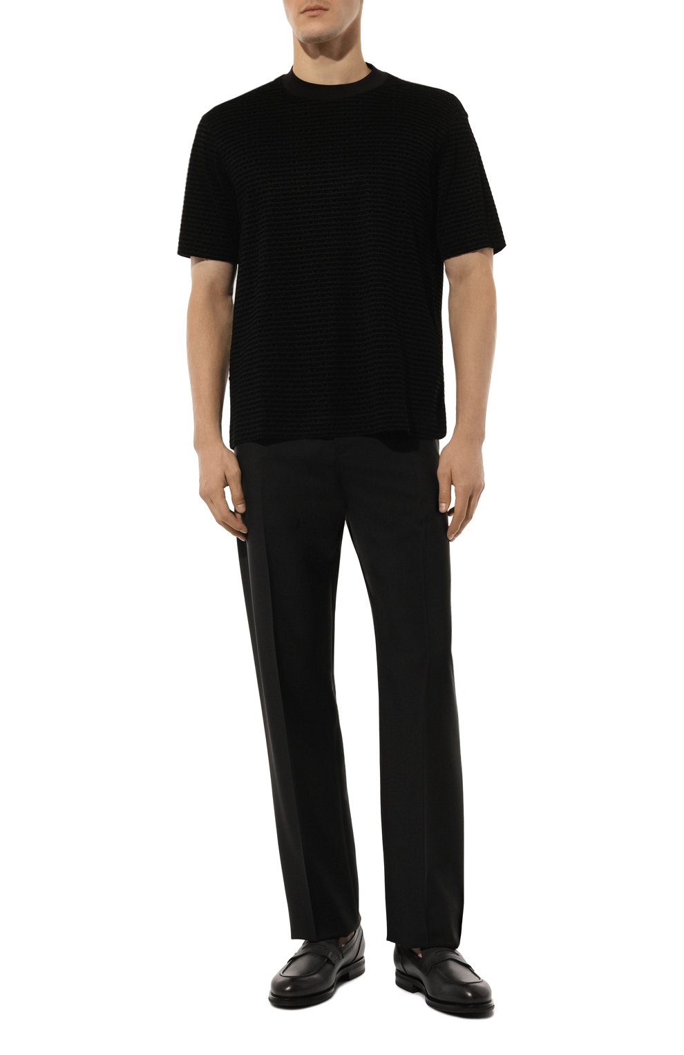 Футболка из лиоцелла и хлопка EMPORIO ARMANI, арт. 6D1TD5/1J0SZ, фото 2