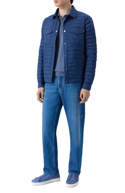 Замшевые кеды H`D`S`N Baracco R0NNY.S.45* Голубой  R0NNY.S.45* Фото 2