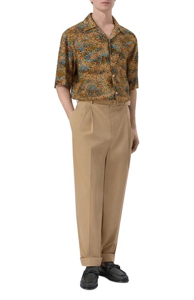 Мужские хлопковые брюки SAINT LAURENT, арт. 854428/Y1N29