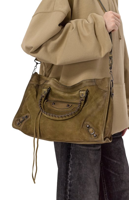 Сумка Le City medium Balenciaga 823058/2AB2A Хаки  823058/2AB2A Фото 2
