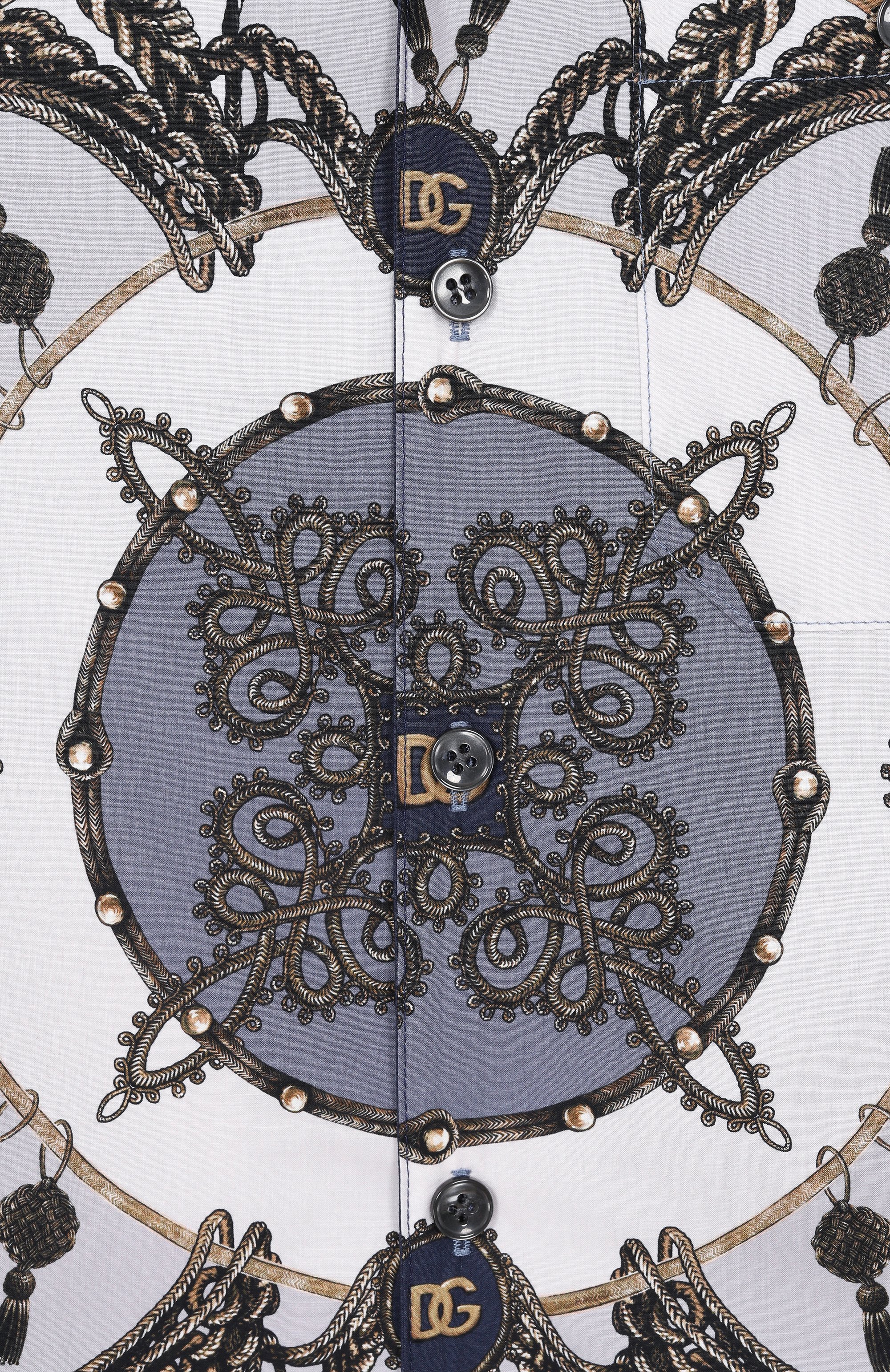 Хлопковая рубашка DOLCE & GABBANA, арт. L44S81/FI5NQ, фото 3
