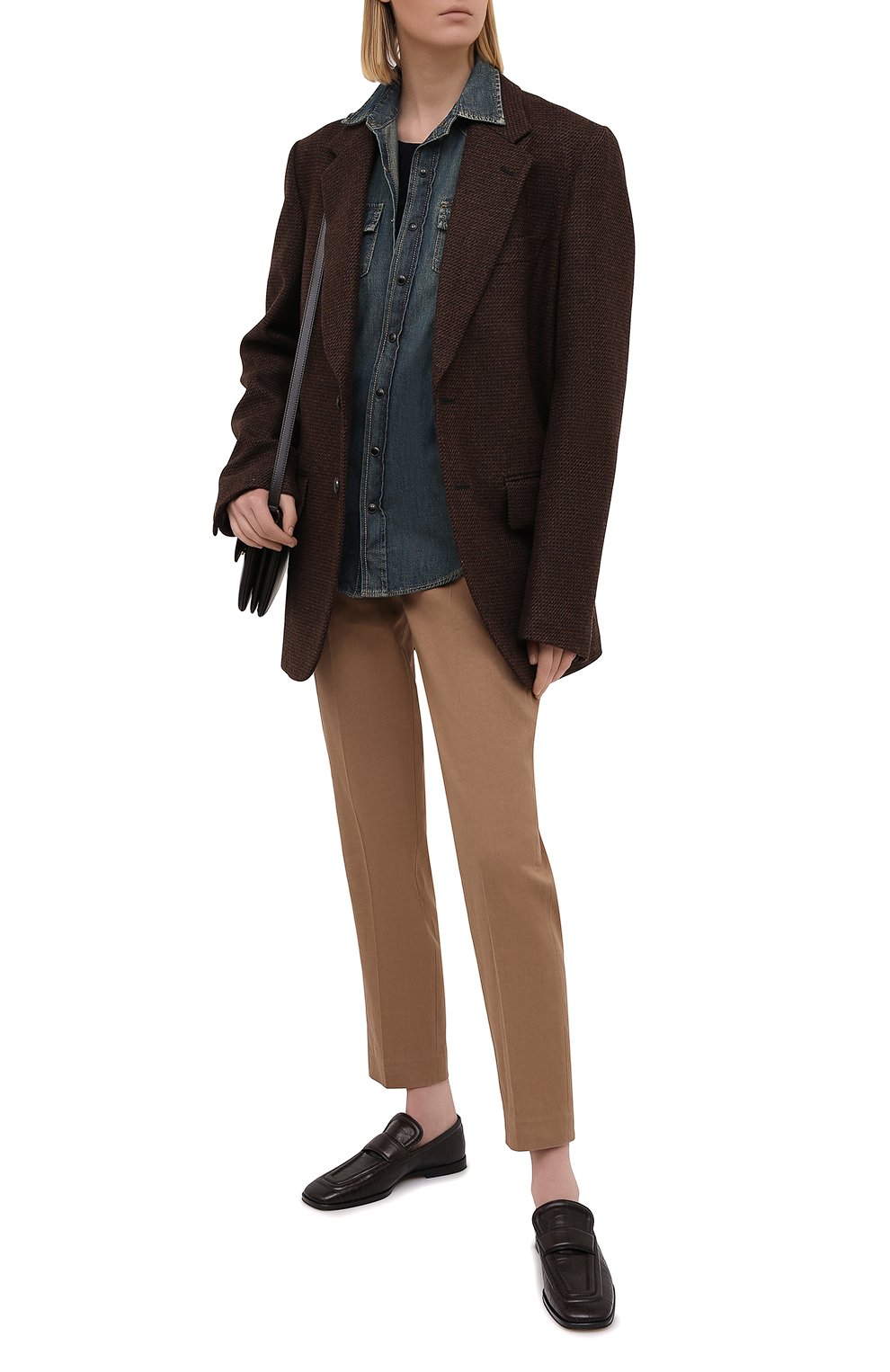 Брюки изо льна и хлопка BRUNELLO CUCINELLI бежевого цвета по цене 106500 руб., арт. MF591P7453, фото 2 Брюки изо льна и хлопка BRUNELLO CUCINELLI, арт. MF591P7453, фото 2