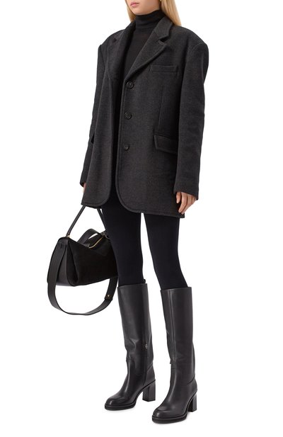 Кожаные сапоги 12 STOREEZ, арт. 133743, фото 3