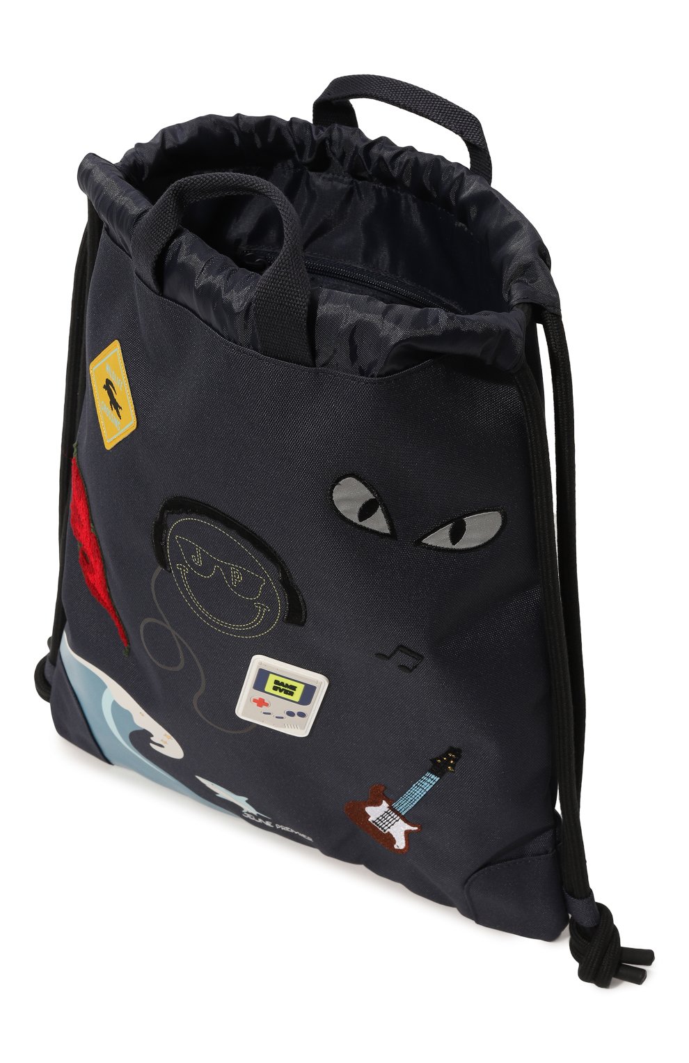 Текстильный рюкзак JEUNE PREMIER темно-синего цвета по цене 5990 руб., арт. Ci023169, фото 3 Текстильный рюкзак JEUNE PREMIER, арт. Ci023169, фото 3