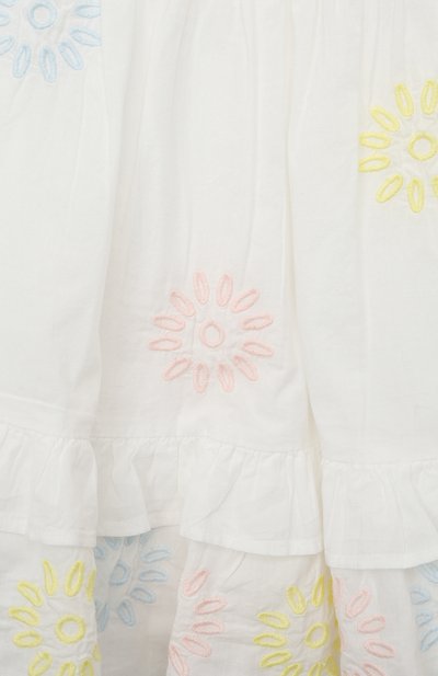 Хлопковая юбка STELLA MCCARTNEY кремового цвета по цене 11300 руб., арт. TS7A41, фото 3 Хлопковая юбка STELLA MCCARTNEY, арт. TS7A41, фото 3