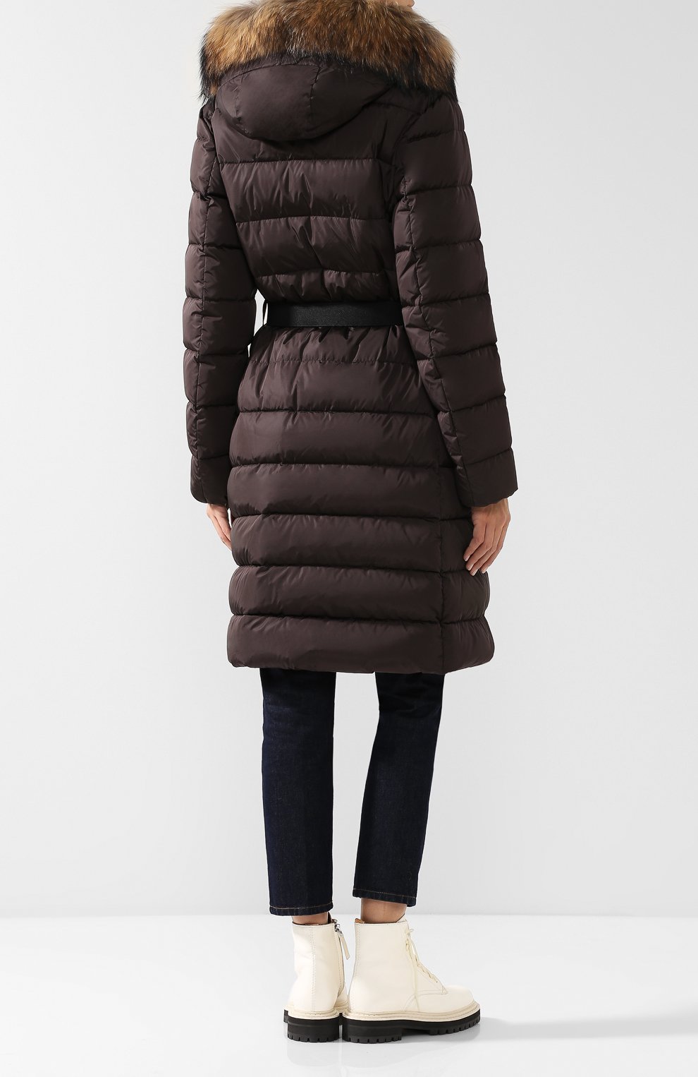 Пуховик с меховой отделкой капюшона MONCLER, арт. D2-093-49884-25-68065, фото 4
