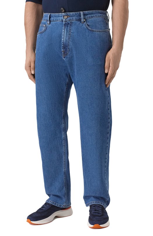 Джинсы Wide fit Zilli JPJ056M010340005F Синий  JPJ056M010340005F Фото 3