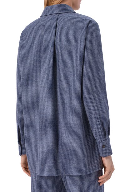 Рубашка из шерсти и кашемира KITON, арт. D55407K0546I, фото 4