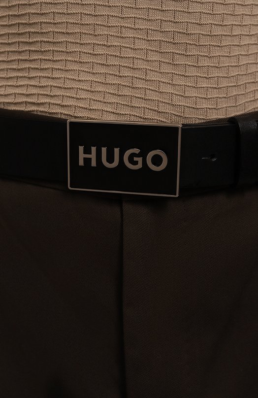 фото Кожаный ремень hugo