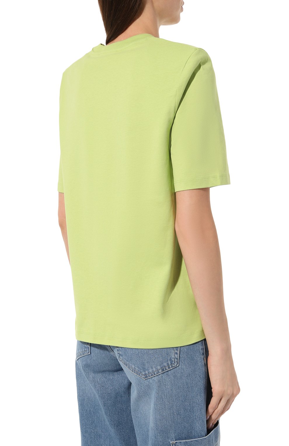 Хлопковая футболка THE ATTICO, арт. 227WCT04/J025, фото 4