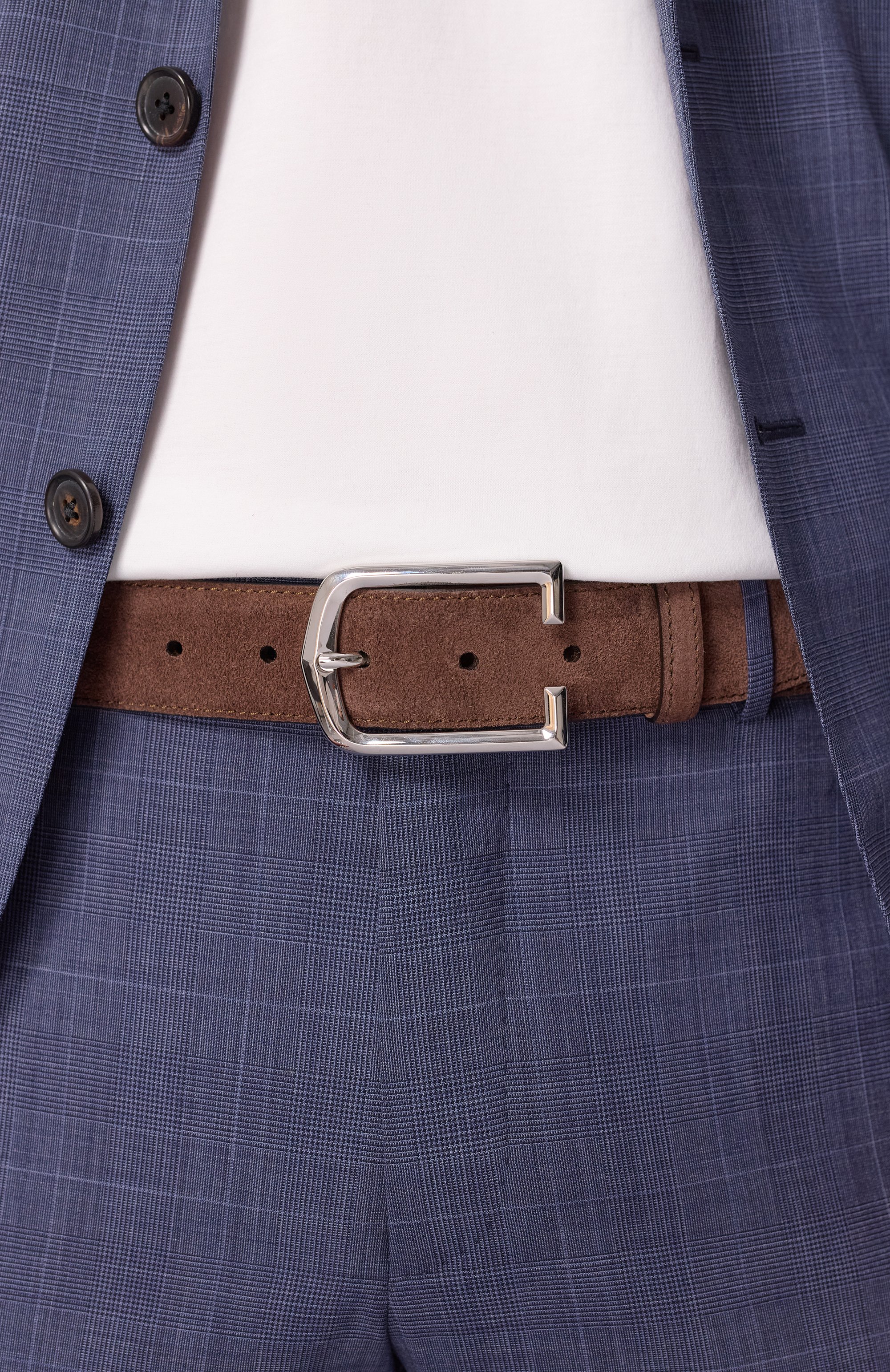 Замшевый ремень CORNELIANI, арт. 25V300-2520822, фото 2