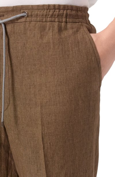 Льняные брюки CORNELIANI, арт. 274L27/2714159, фото 5