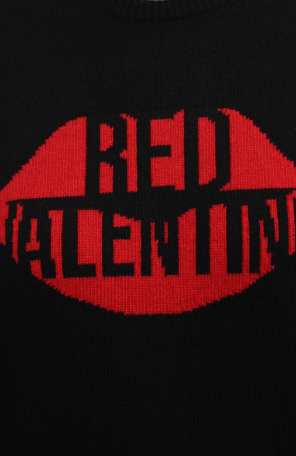 Свитер REDVALENTINO черного цвета по цене 36800 руб., арт. UR0KC03E/5F2, фото 5 Свитер REDVALENTINO, арт. UR0KC03E/5F2, фото 5