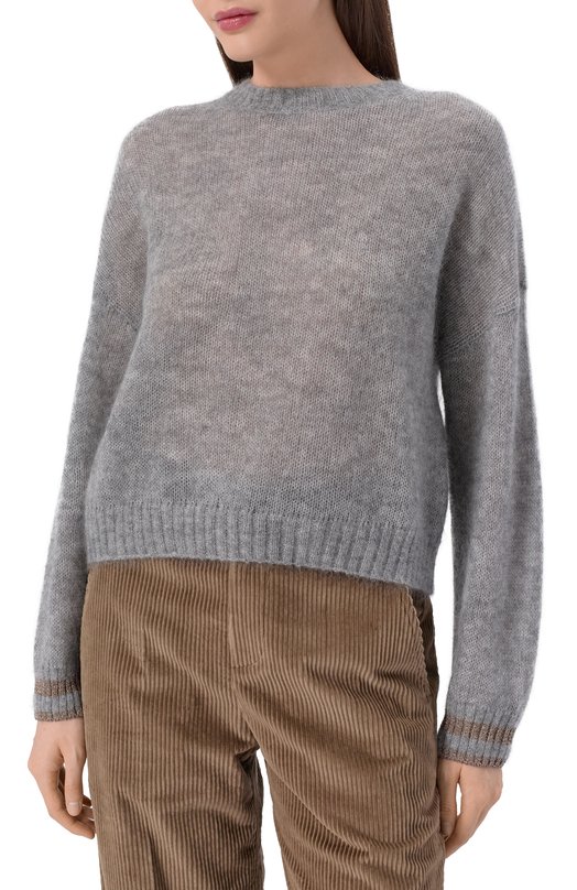Свитер Brunello Cucinelli M2I780100P Серый  M2I780100P Фото 3