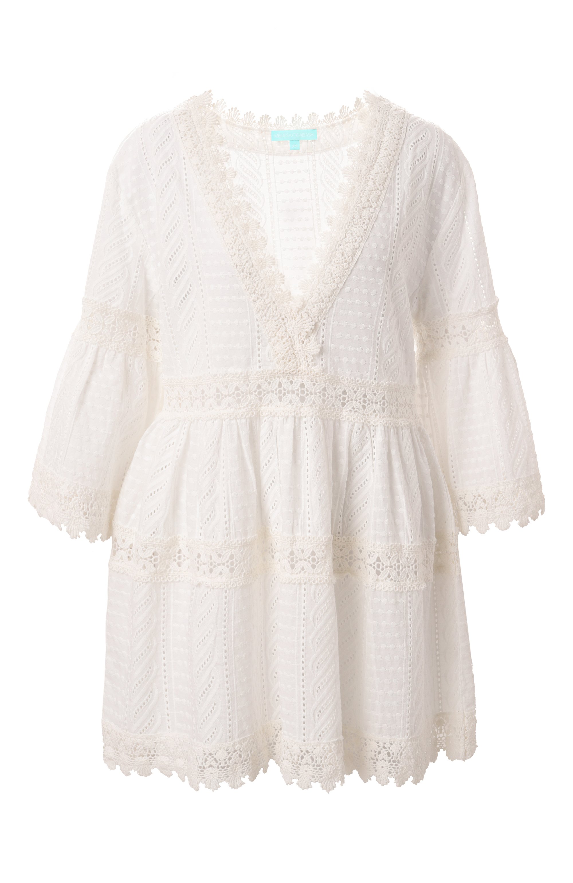 Хлопковое платье MELISSA ODABASH, арт. VICTORIA CORE CR, фото 1