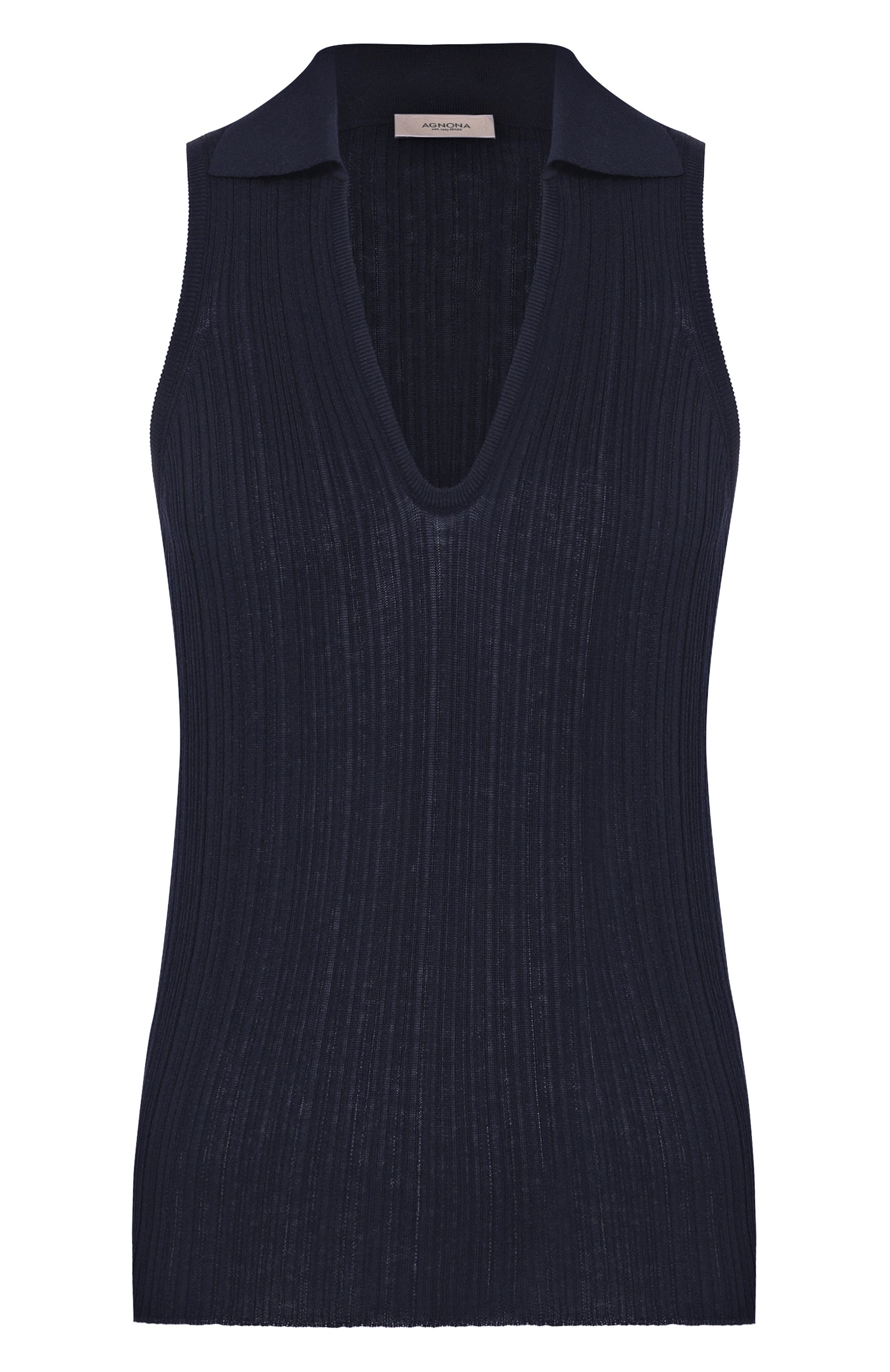 Топ из хлопка и шелка AGNONA, арт. KT11020E/7Q180PE, фото 1