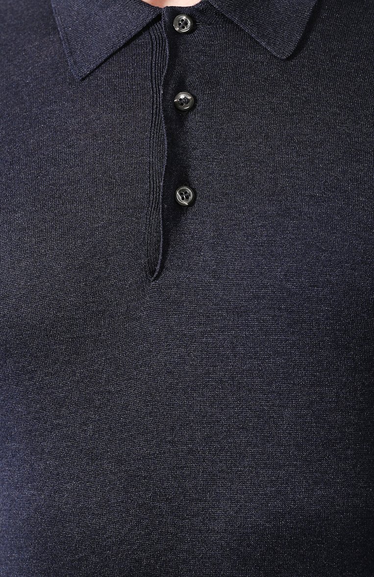 Шелковое поло ANDREA CAMPAGNA, арт. 43111/23503, фото 5