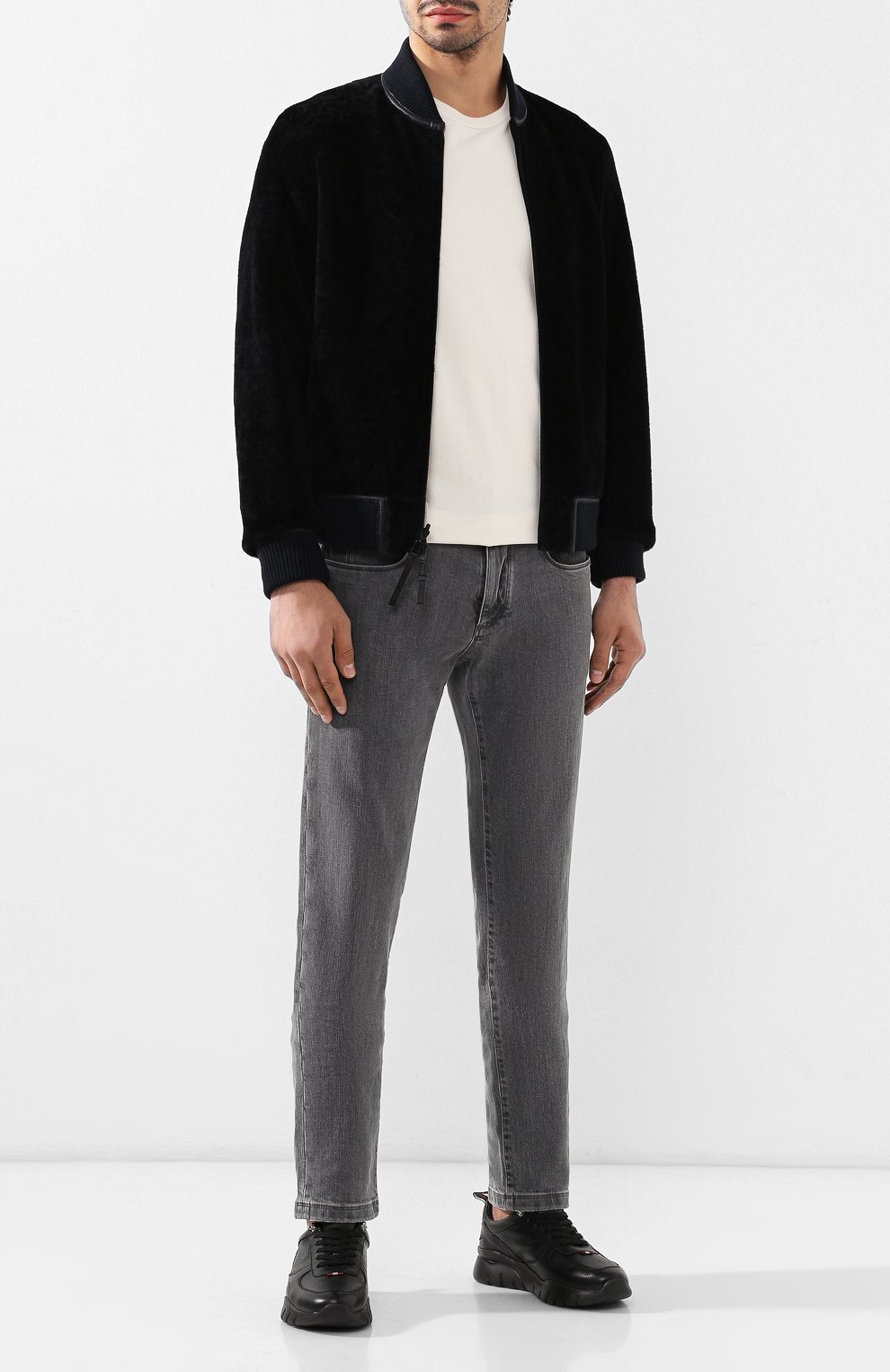 Двусторонняя дубленка EMPORIO ARMANI, арт. 41B02P/41P02, фото 2