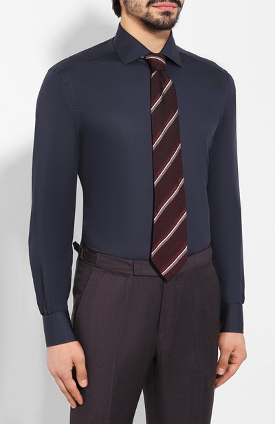 Хлопковая сорочка CORNELIANI, арт. 84P100-9811044/00, фото 4