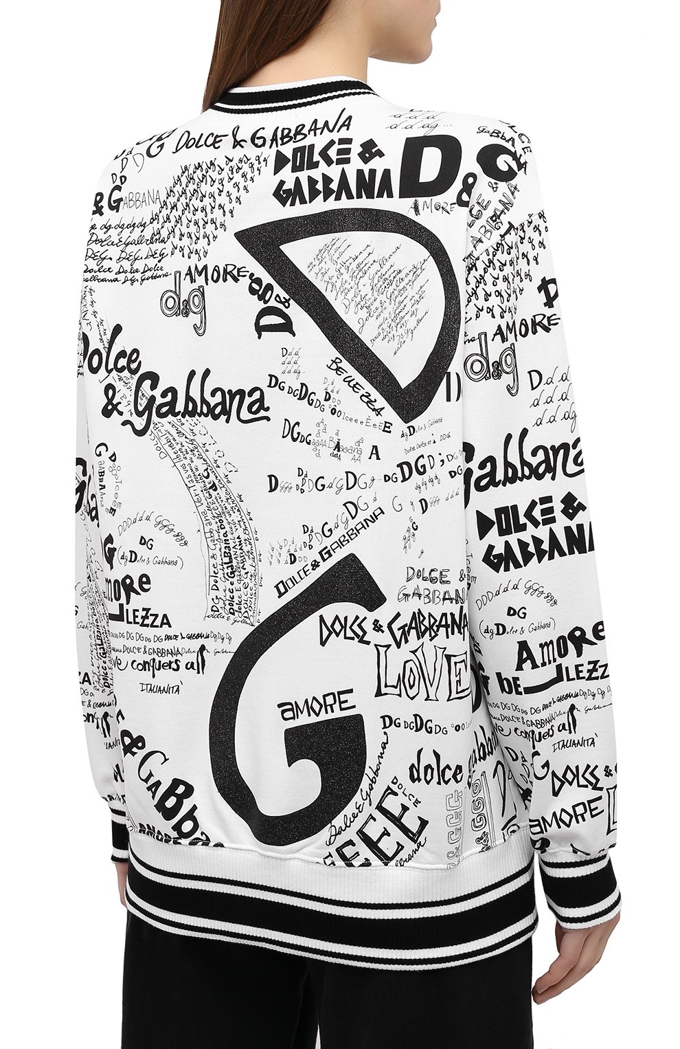 Хлопковый свитшот DOLCE & GABBANA, арт. F9I53T/FI79D, фото 4
