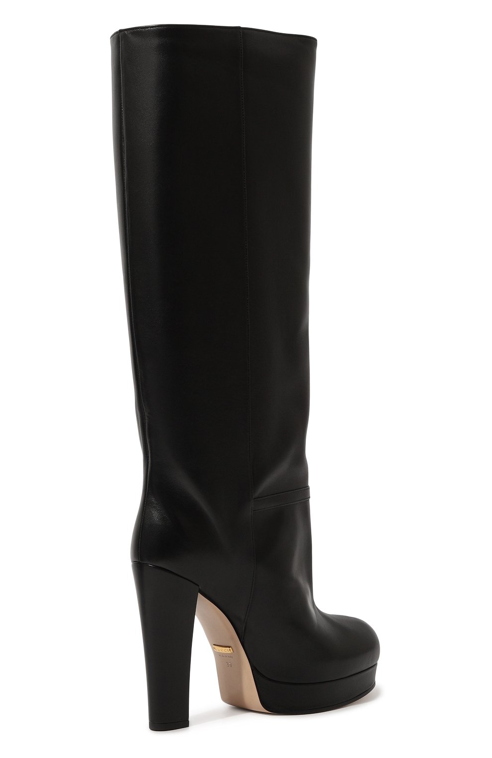 Кожаные сапоги GUCCI черного цвета по цене 214560 руб., арт. 589785 BKO00, фото 5 Кожаные сапоги GUCCI, арт. 589785 BKO00, фото 5