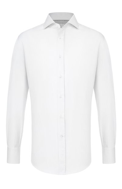 Хлопковая сорочка BRUNELLO CUCINELLI, арт. MBUC40028, фото 1