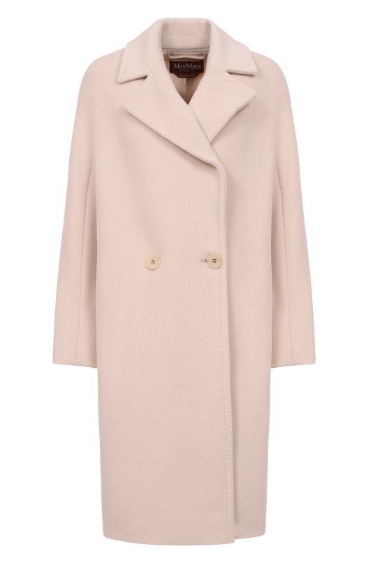 Шерстяное пальто Max Mara Studio T0KI0 Бежевый T0KI0