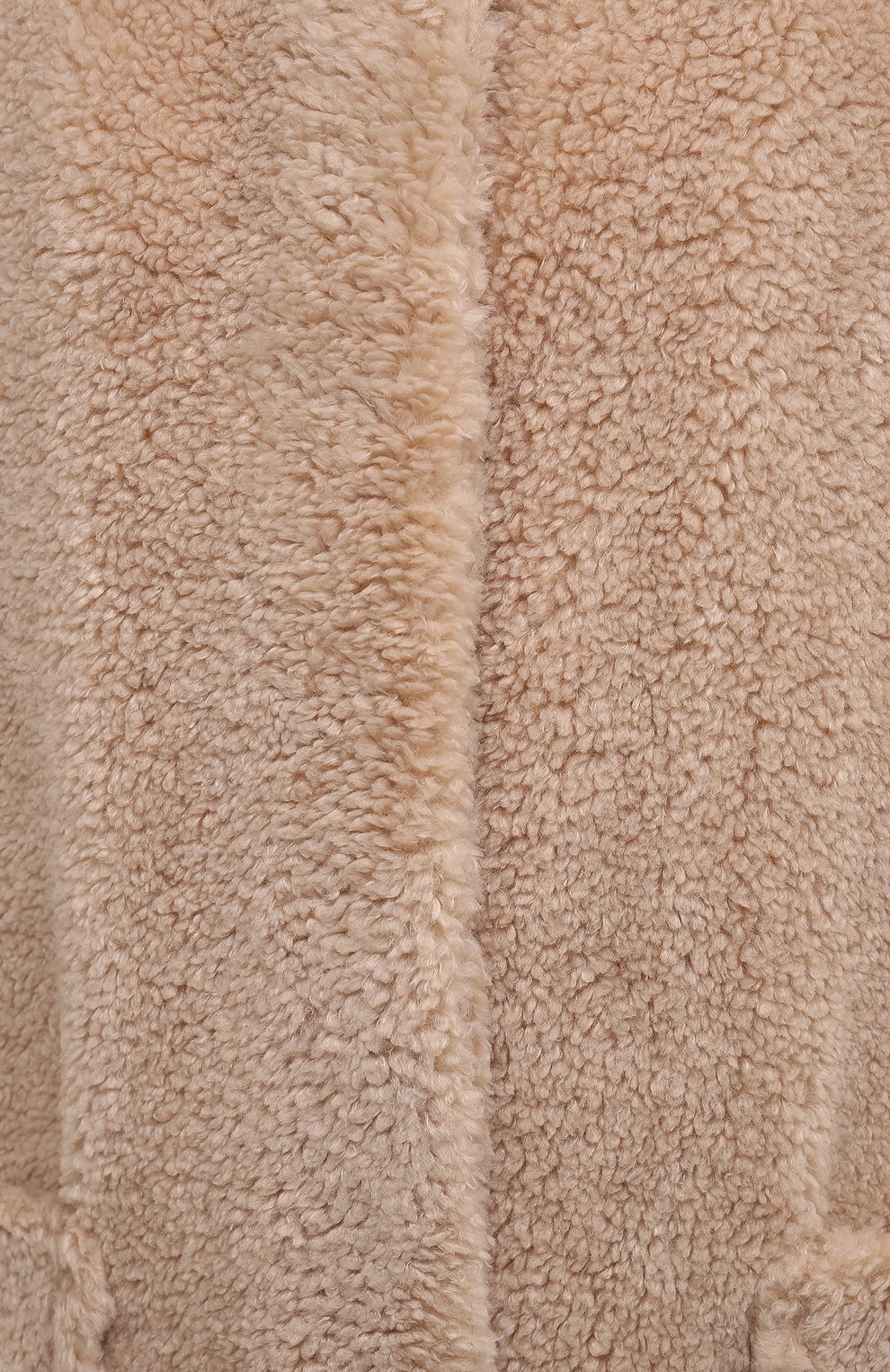 Шуба из экомеха BOSS светло-бежевого цвета по цене 39500 руб., арт. 50436930, фото 5 Шуба из экомеха BOSS, арт. 50436930, фото 5