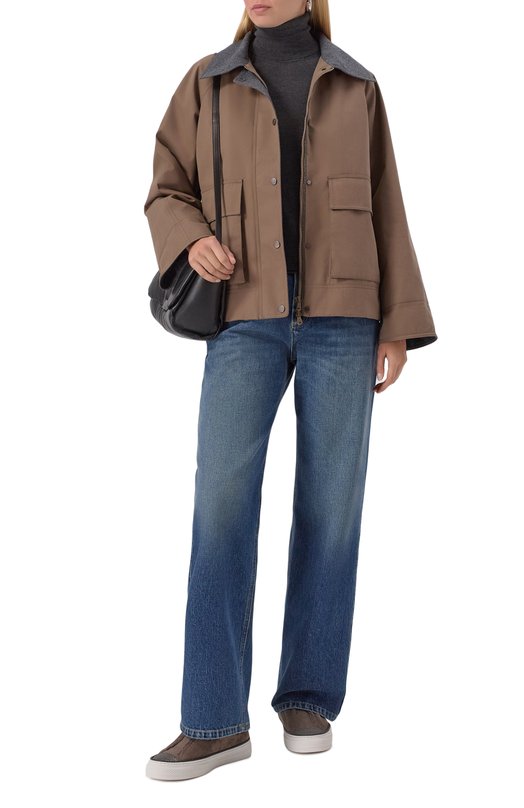 Замшевые кеды Brunello Cucinelli MZSFG3096 Серый  MZSFG3096 Фото 3