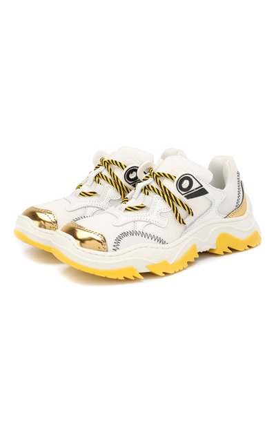 Кроссовки из кожи и текстиля N21, арт. 59602/36-41, фото 1