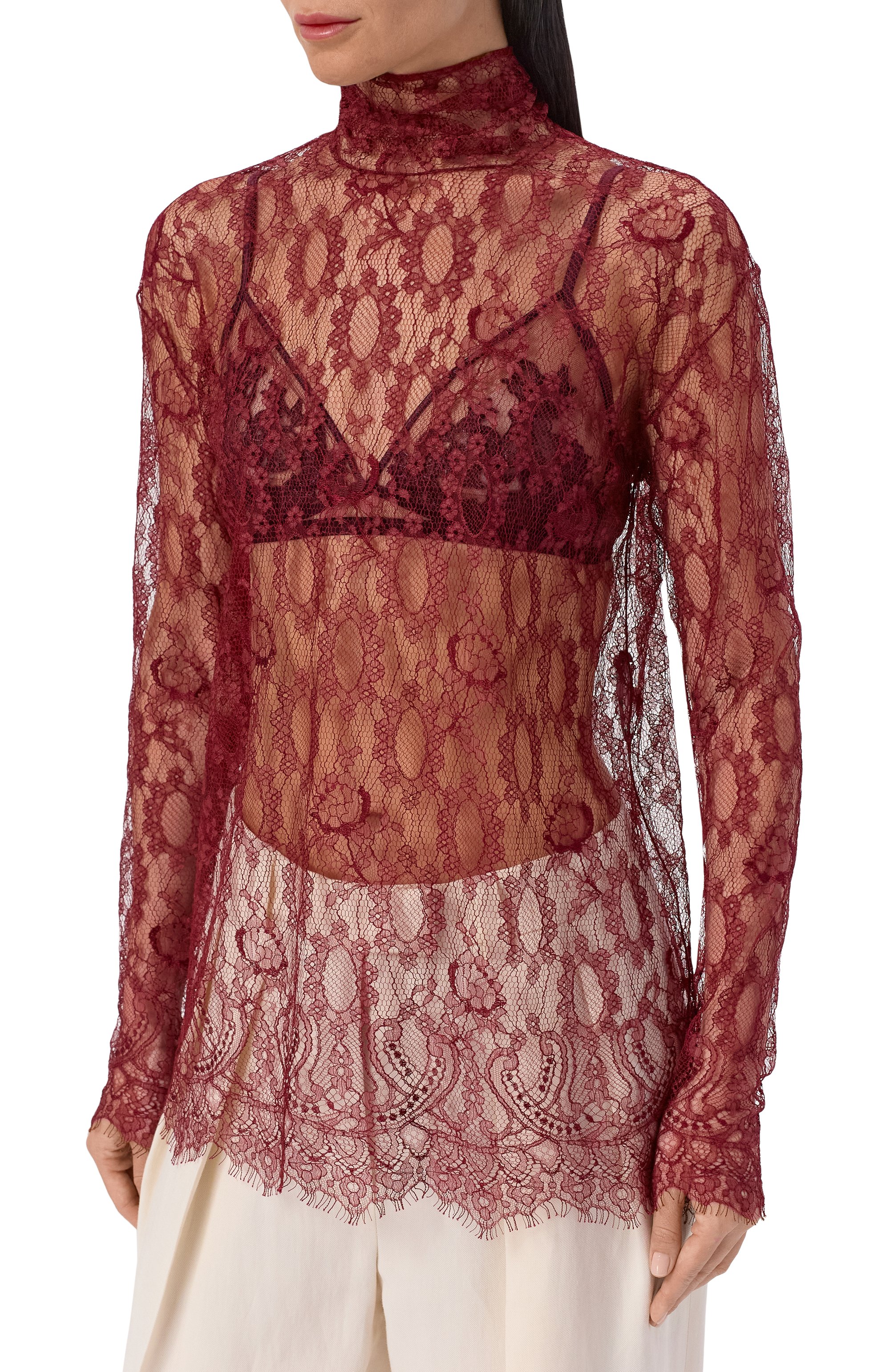 Топ из вискозы и хлопка DOLCE & GABBANA, арт. F7BV7T/ILMDL, фото 3